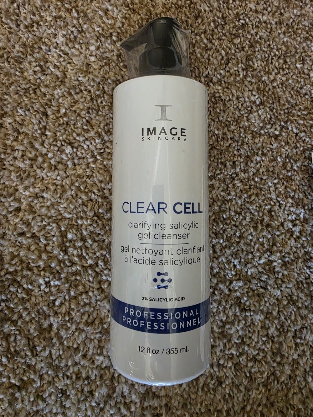 Image Skincare Clear Cell Clarifying Salicylic Gel Cleanser – White/Blue